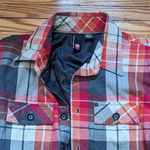 Y2K Element Skateboarding Plaid Lined Flannel